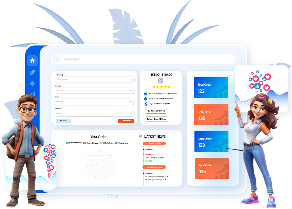 Twitter Facebook Instagram And Social Media Services From 0 08 Twitter Facebook Instagram And Social Media Services From 0 08